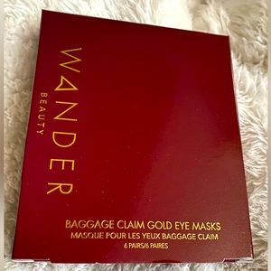 Wander Beauty Baggage Claim Gold Eye Masks